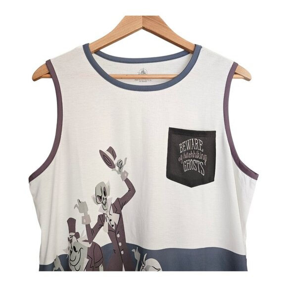 Men's - Disney Haunted Mansion Hitchhiking Ghosts Tank Top, Size Medium - Picture 3 of 7